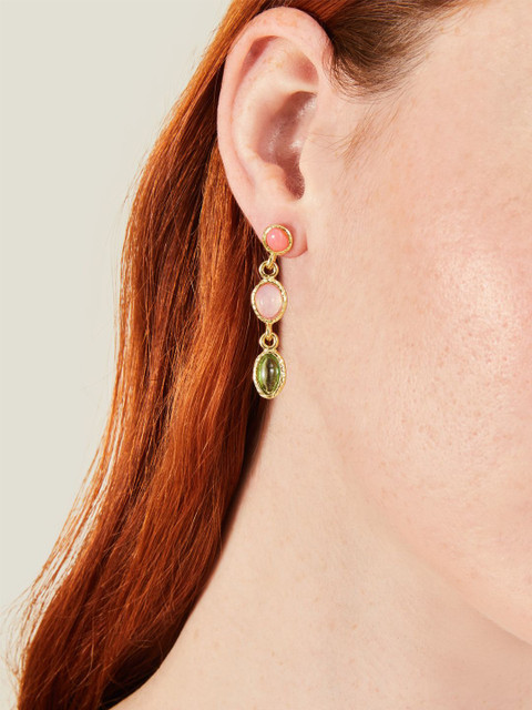 Accessorize Crystals Circular Drop Earrings - Image 5