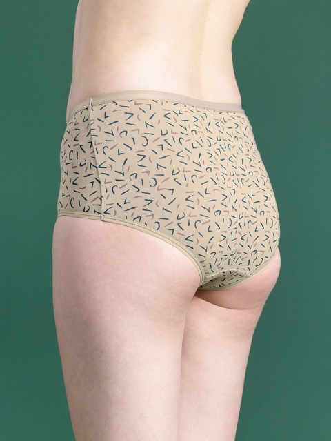 DressBerry Pack Of 3 Assorted Printed High-Rise Hipster Briefs - Image 4