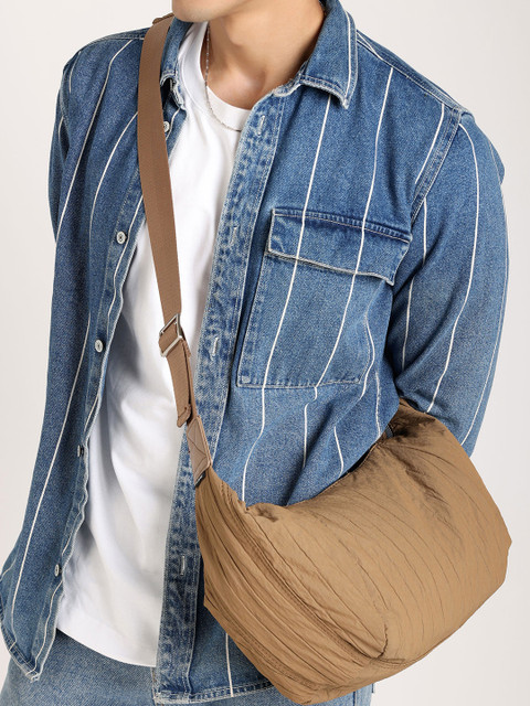 Lino Perros Textured Structured Shoulder Bag