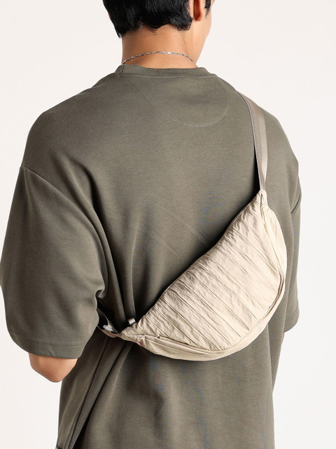 Lino Perros Textured Structured Sling Bag