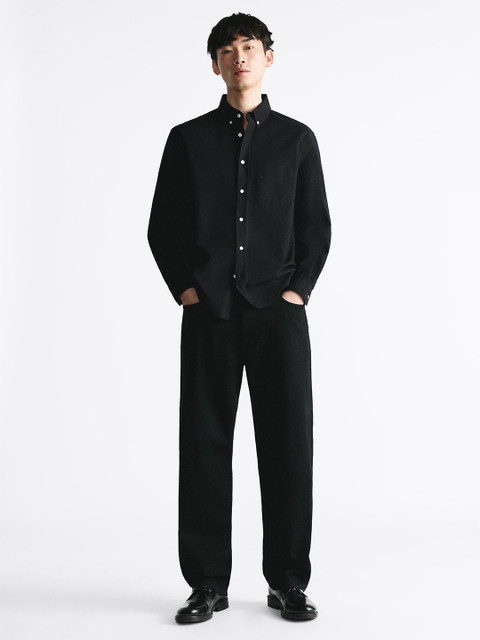 MISCHIEF MONKEY Men Classic Tailored Fit Opaque Casual Shirt - Image 5