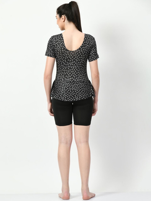 JMT Wear Printed Swimming Dress With Attached Shorts - Image 5