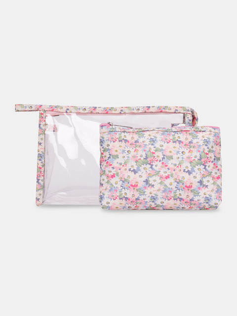 Forever Glam by Pantaloons Set of 2 Other Prints Pouch Travel Accessory - Image 2