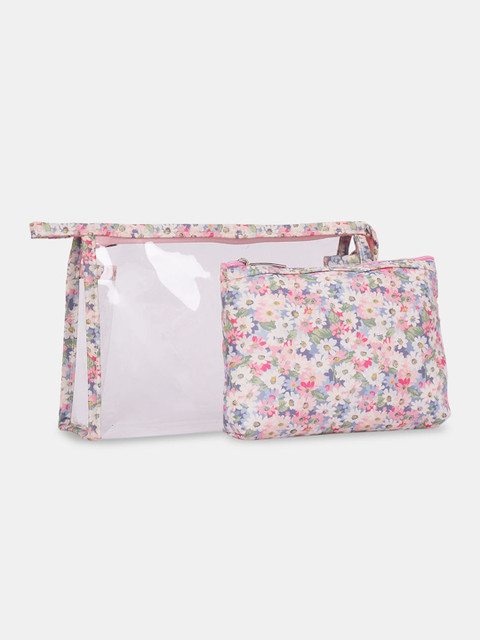 Forever Glam by Pantaloons Set of 2 Other Prints Pouch Travel Accessory - Image 3