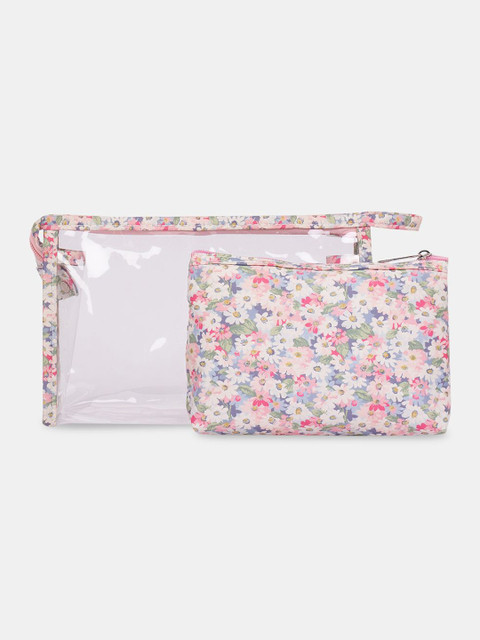 Forever Glam by Pantaloons Set of 2 Other Prints Pouch Travel Accessory - Image 4