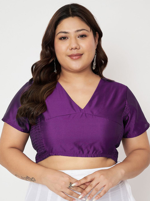 studio rasa Plus Size Stretchable Crop Top