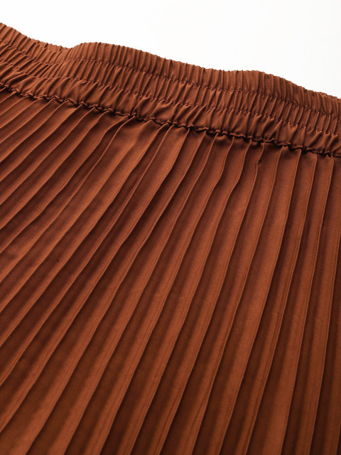 Chemistry Accordion Pleated A-line Maxi Skirt - Image 5