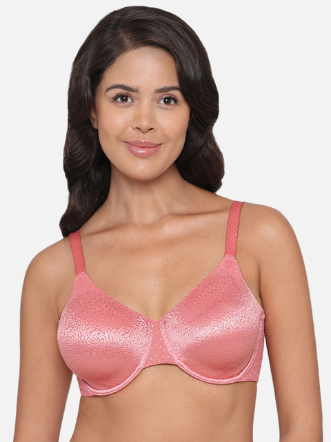 Wacoal Plus Size Full Coverage Underwired Lightly Padded Push-up Embellished Bra