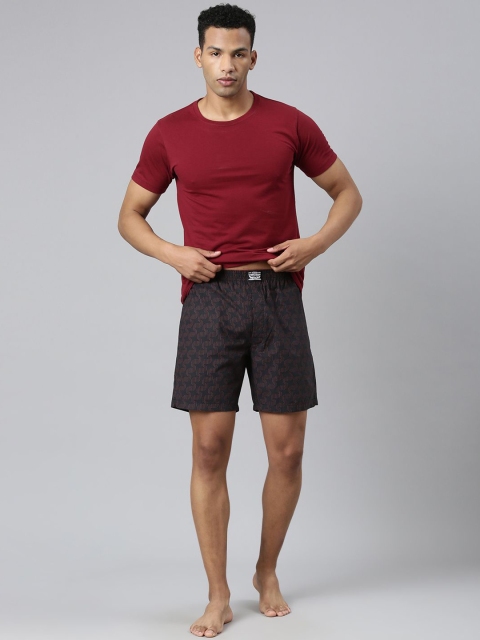 Levis Men Printed Cotton Woven Soft Boxer Shorts with Side Pocket - Image 5