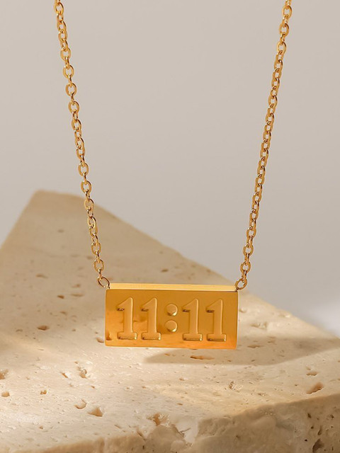 VIEN Gold-Plated Stainless Steel Waterproof Necklace - Image 5