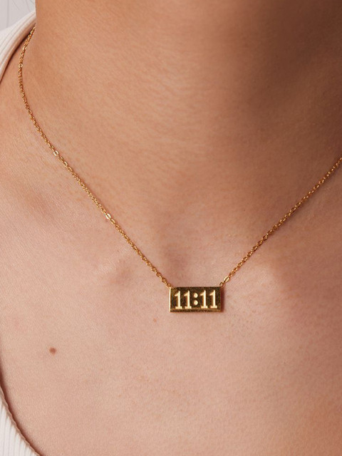 VIEN Gold-Plated Stainless Steel Waterproof Necklace - Image 7