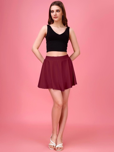 Trendmalls Classic Mini Skirts with Attached Inner Shorts - Image 4