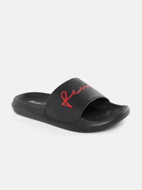 FCUK Men Brand Logo Printed Sliders - Image 3