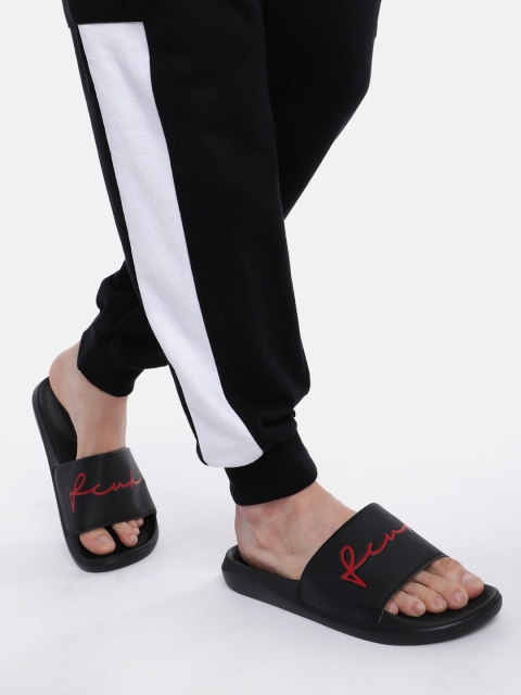 FCUK Men Brand Logo Printed Sliders - Image 8