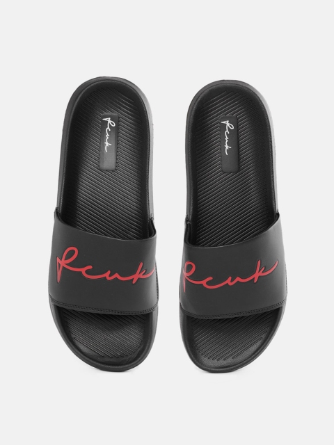 FCUK Men Brand Logo Printed Sliders - Image 2