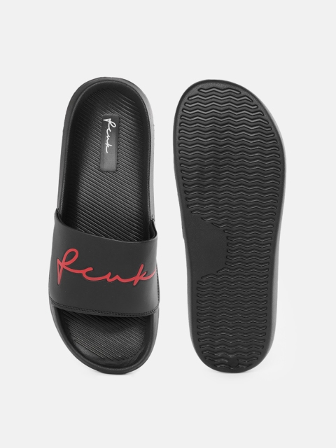 FCUK Men Brand Logo Printed Sliders - Image 5