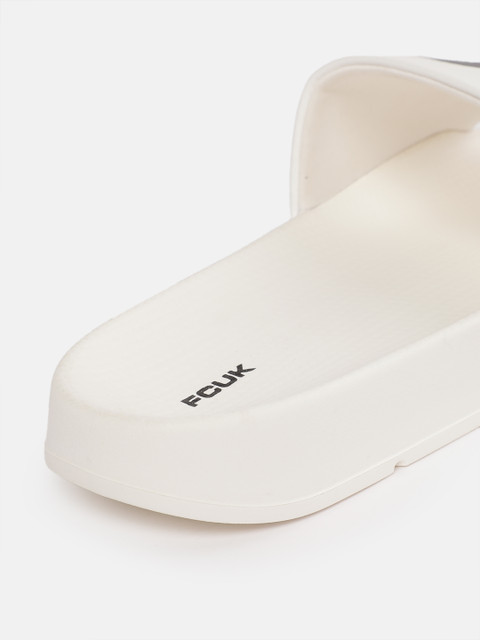 FCUK Men Brand Logo Print Sliders - Image 7