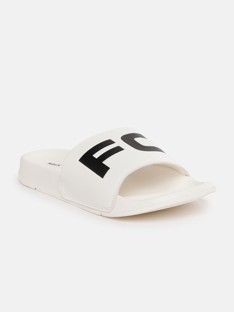 FCUK Men Brand Logo Print Sliders - Image 3
