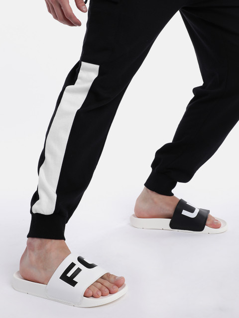 FCUK Men Brand Logo Print Sliders - Image 8