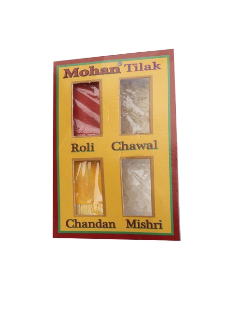StileAdda Beaded Thread Bhaiya Bhabhi Rakhis with Roli Chawal - Image 3