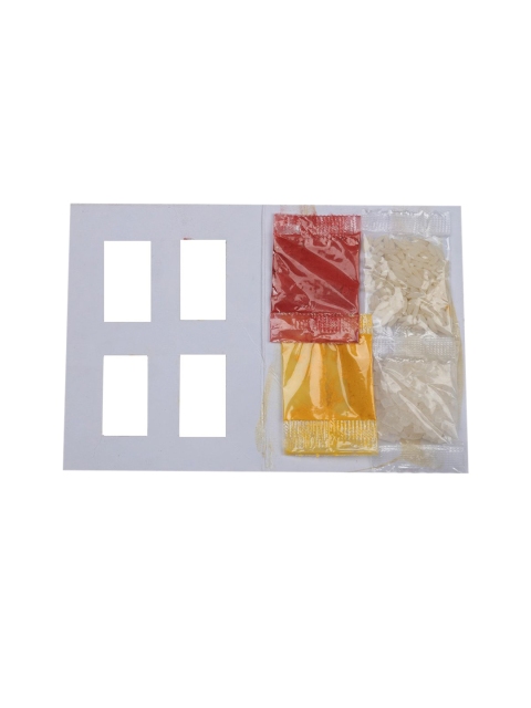 StileAdda Beaded Thread Bhaiya Bhabhi Rakhis with Roli Chawal - Image 3