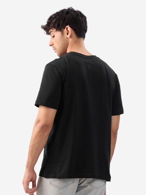 The Souled Store Men Graphic Printed Round Neck Cotton T-Shirt - Image 4