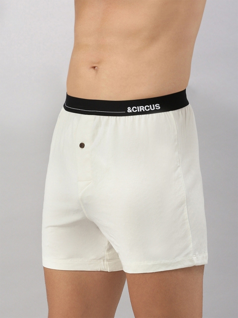 &CIRCUS Men Solid Low-Rise Modal Boxer - Image 2