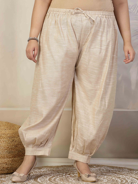 CLORA CREATION PLUS Women Loose Fit Khadi Salwar