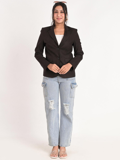 KIZI Self Design Single Breasted Blazer - Image 6