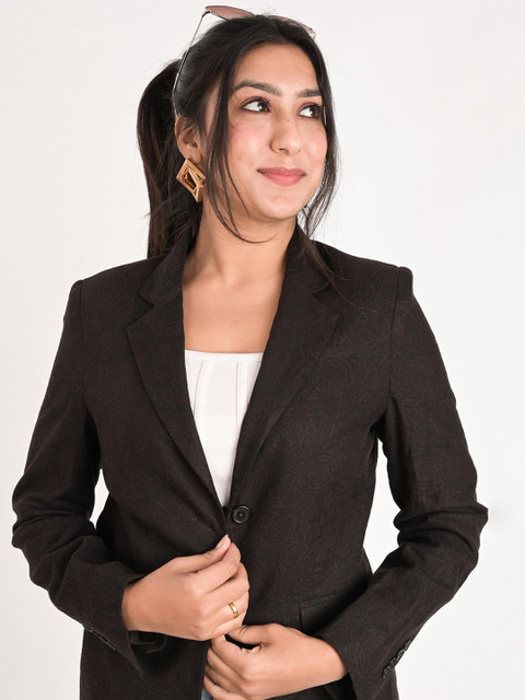 KIZI Self Design Single Breasted Blazer - Image 3