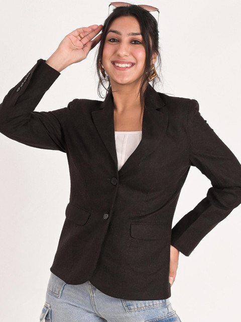 KIZI Self Design Single Breasted Blazer - Image 7