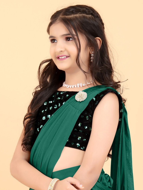 BAESD Solid Dhoti Saree - Image 5