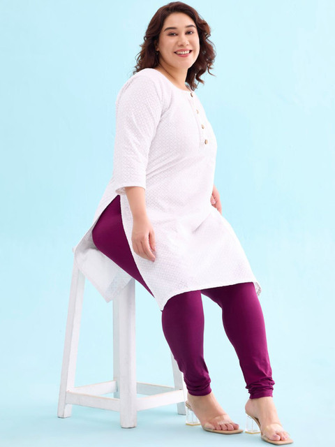 Go Colors Churidar-Length Leggings - Image 4