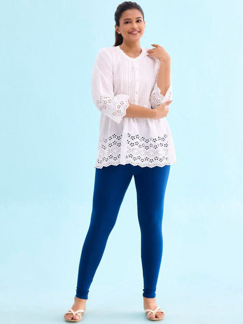 Go Colors Women Solid Slim-Fit Ankle Length Leggings