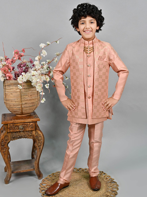 ahhaaaa Boys 3-Piece Sherwani Set - Image 5