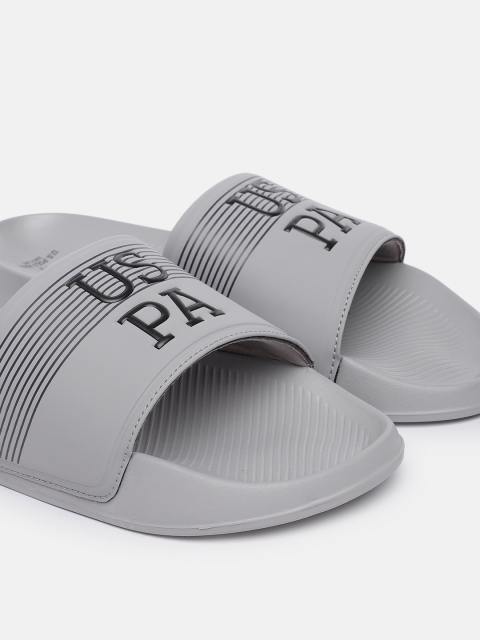 U.S. Polo Assn. Men BEESLEY Brand Logo Printed Sliders - Image 6