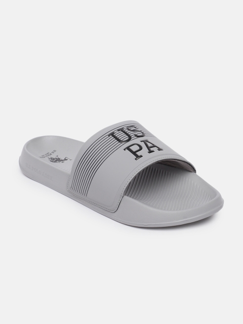 U.S. Polo Assn. Men BEESLEY Brand Logo Printed Sliders - Image 3