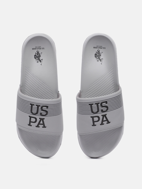 U.S. Polo Assn. Men BEESLEY Brand Logo Printed Sliders - Image 2