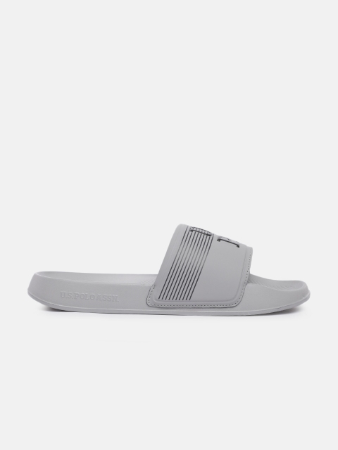 U.S. Polo Assn. Men BEESLEY Brand Logo Printed Sliders - Image 4