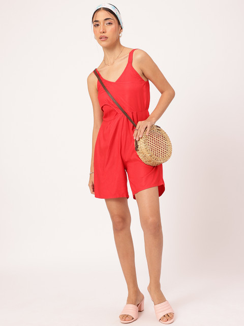 DressBerry Strappy Smocked Playsuit