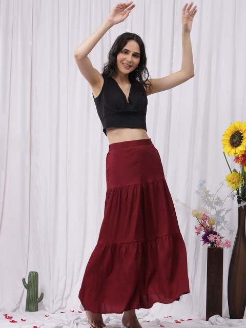 NEUDIS Women Flared Maxi Skirts - Image 6