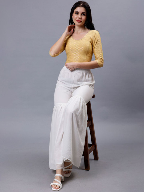 Plus Size Woven Design Saree Blouse - Image 5