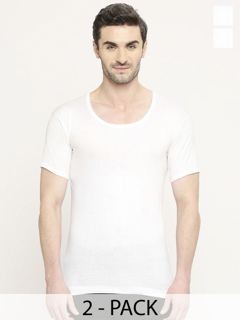 VIP Men Pack Of 2 Short Sleeves Innerwear Vests VP-MI-VS-CLSRS-10P-PO2-95