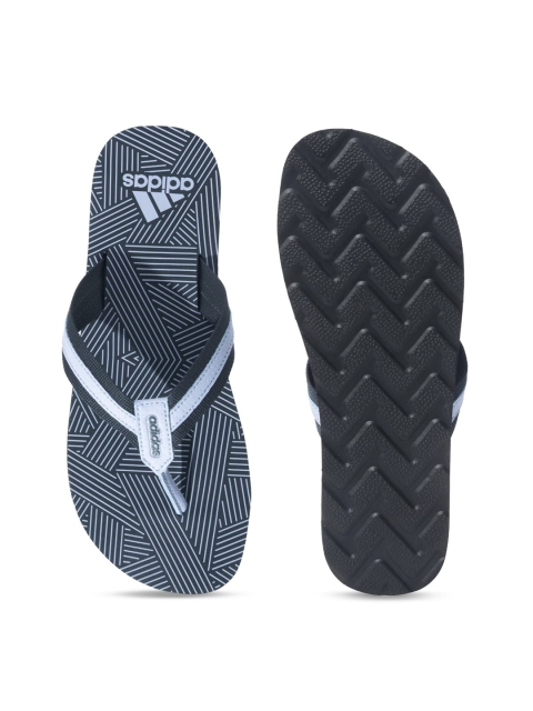 ADIDAS Men Printed T-Strap Thong Flip-Flops - Image 4