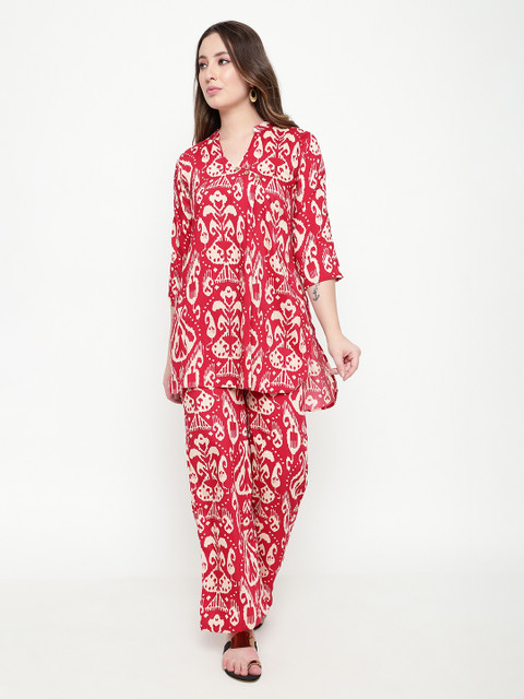 BAESD Printed Tunic & Palazzos