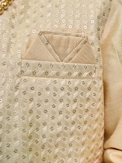 ahhaaaa Boys Embroidery Sherwani Set - Image 2