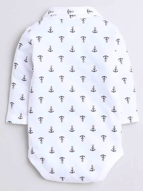 BUMZEE Infants Boys Printed Pure Cotton Bodysuit With Trousers & Suspenders - Image 3