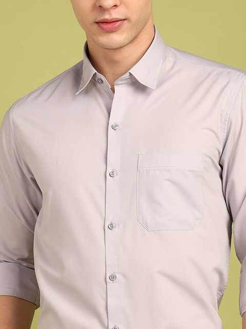 FUBAR Men Slim Fit Opaque Solid Formal Shirt - Image 2