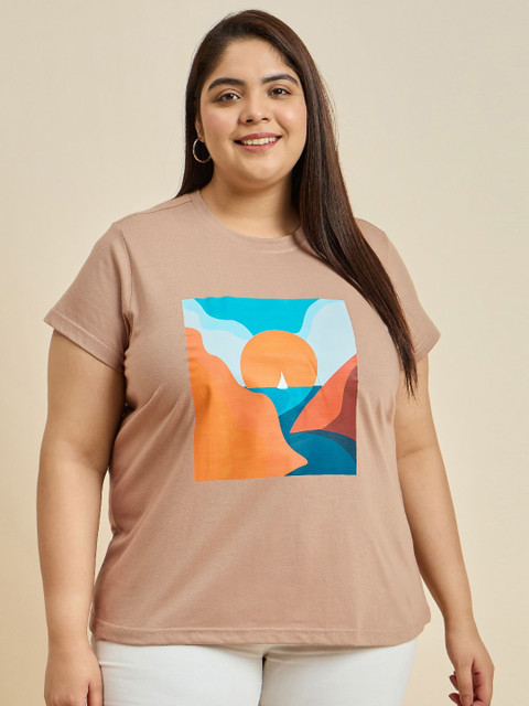 Sztori Women Printed T-shirt