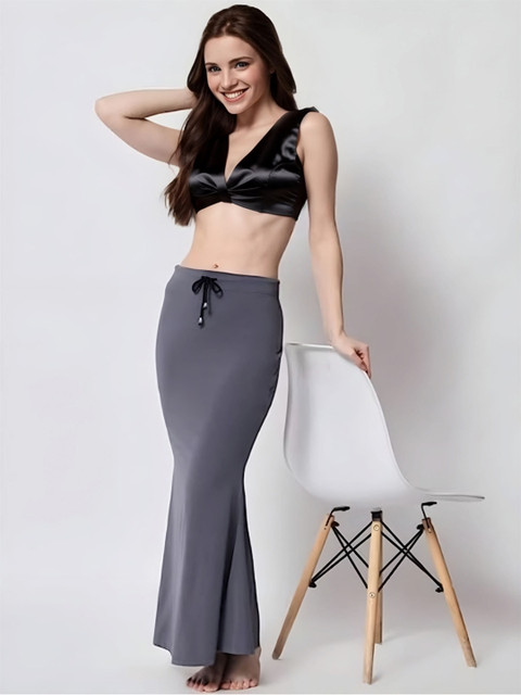 DUNBERRY LONDON Women Solid Mermaid Fit Seamless Stretchable Saree Shapewear